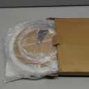 Rotating Makeup Organizer, DIY 8 Adjustable Layers Spinning Skincare Organizer, Cosmetic Display Case with Brush Holder Perfume Tray, Multi-Function Storage Carousel for Vanity Bathroom Countertop (Clear)