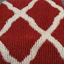 SHACOS Hallway Runner Rug 2x8 ft Washable Christmas Kitchen Runner Rugs Non Slip Rubber Backing Rug Runner Entryway Runner Laundry Room Floor Mat Trellis Carpet Runners, Red