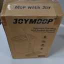 JOYMOOP Mop and Bucket with Wringer Set, Hands Free Flat Floor Mop and Bucket, with 3 Washable Microfiber Pads, Wet and Dry Use, Floor Cleaning System