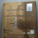 Cumbor 36" Extra Tall Baby Gate for Dogs and Kids with Wide 2-Way Door, 29.7"- 46" Width, and Auto Close Personal Safety for Babies and Pets, Fits Doorways, Stairs, and Entryways, White