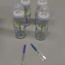 Dr. Brown's Anti-Colic Options+ Narrow Glass Baby Bottle with Level 1 Slow Flow Nipple, BPA-Free, 4 oz/120mL, 4-Pack