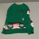 LUBOT NEW Ugly Christmas Sweaters for Puppy Cute Funny Wintertime and Holiday Parties Knitted Pullover Sweater Santa Small Dog Green X-Large