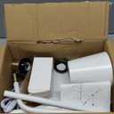 Floor Lamp, Industrial Floor Lamps for Living Rooms Rustic Farmhouse Reading Standing Floor Lamp Adjustable Metal Heads Indoor Task Lighting for Living Room Bedroom Office Home Dcor (White)