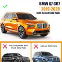 KINGGERI 300lbs Lockable Roof Rack Cross Bars Compatible with BMW X7 G07 2019-2026 with Raised Side Rails, Heavy Duty Aluminum Roof Rails Crossbars Cargo Luggage SUV Accessories