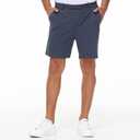 Mens Casual Khaki Golf Shorts 7 Inch Inseam Regular Fit Built-in Liner Stretch Elastic Waistband Zipper Pockets No Pill (38)
