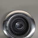 Sink Drain Strainer - Sink Stopper Kitchen Drain, 3 In 1 Kitchen Sink Drain Strainer with Anti-Clogging Basket, Kitchen Gadgets Clearance Sink Accessories, Fit US Standard 3-1/2'' Sink Hole, Silver