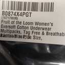 Fruit of the Loom Women's Eversoft Cotton Underwear Multipacks, Tag Free & Breathable (5, Bikini - Black)