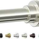 Amazon.com: Mcrbeay Shower Curtain Rod, 1" Diameter Heavy Duty Tension Shower Rod, Non Slip Adjustable 28-74 inch No Drill Shower Curtain Rods Spring Tension For Bathroom, Shower Stall, No Rust, Brushed Nickel : Home & Kitchen