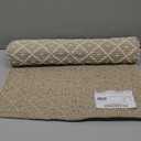 Diamond Collection 22 x 60 Inch Ivory Runner Accent Rug