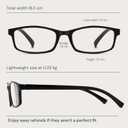 Gaoye +0.75 Reading Glasses Men - Blue Light Blocking Lenses, TR90 Frames, UV400 - Eyeglasses with Clear Vision