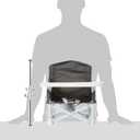 Regalo My Chair 2-in-1 Portable Travel Booster Seat & Activity Chair, Bonus Kit Includes, Oversized Removable Tray with Cup Holder, Gray