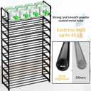 SRRSO Shoe Rack, 10 Tier Shoe Storage Organizer with Hooks, Fit 40-45 Pairs Shoes, Metal Tall Shoe Shelf for Closet, Entryway, Hallway, Garage, Bedroom, Cloakroom (XL)
