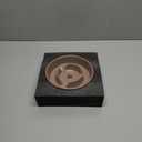 Ceramic 0.9 Cup Dog Bowl Slow Feeder for Small Dog, 6.1inch Pet Slow Feeder, Stop Bloat, Preventing Choking(Single Bowl-Brown Coffee)