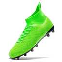 Soccer Cleats Boys Kids Football Cleats Youth High-top Soccer Shoes