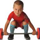 WOD Toys Barbell Mini - Adjustable Kids Barbell Toy Weight Set for Kid Fitness, Weightlifting and Power lifting - Safe, Durable Kid's Gym Workout and Exercise Equipment for Toddlers and Children