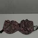 Elomi Women's Morgan Banded Comfort & Support. Three-Section Cup, Side Frame, Stretch Lace. Solid Color Dd+ Bras (34J, Ebony)