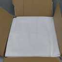 White Rectangle Table Cloth - 6 Pack, 60" x 84" Washable Polyester Tablecloth for 5FT Tables, Wrinkle-Resistant Table Cover for Weddings & Parties