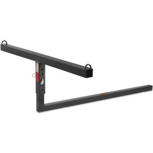 Rockland Truck Bed Extender, 2 in 1 Design Foldable Pick Up Truck Bed Extender for Canoe Kayak Ladder Lumber, 350 LBS Load Capacity