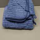 6-Piece Bath Towel Set(30"x60"), 2 Large Bath Towel Sheets, 2 Hand Towels and 2 Washcloths - Highly Absorbent Quick Dry Microfiber,Ultra Soft Towel Set for Bathroom (Blue)