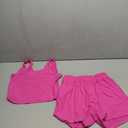 Trendy Queen Two Piece Summer Outfits 2 Piece Sets 2025 Sleeveless Matching Lounge Crop Top High Waisted Short, Medium