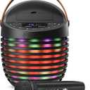 Singing Machine Karaoke system for Adults & Kids with Wireless Microphone, SingCast One - Karaoke Speaker with Video Casting Technology, Karaoke System with Bluetooth & Echo Effects