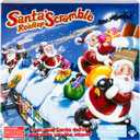 Santa's Rooftop Scramble is A Family Board Game Full of The Magic of Christmas Where Players Act As Santa, Collect and Deliver Presents to The Right Houses, for 2-6 Players, Ages 5+