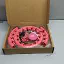 FIT ON FORM Infinity Weighted Hula Hoop for Adults Weight Loss, Smart Exercise Hola Circle Hoop for Women Abs Workout (47", Pink)