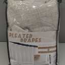 Topfinel Pinch Pleated Curtains 90 Inches Long 2 Panels Set,Oatmeal Semi Sheer Blend Fabric Farmhouse Cozy Rustic Western Home Decor Curtain Drapes for Living Room Bedroom,40x90 Inch Length, Apricot