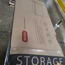 Keter Westwood 150 Gallon Resin Large Outdoor Storage Box for Patio Furniture, Outdoor Cushions, Garden Tools and Pool Floats, Light Grey