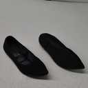 Aerosoles Women's Danielle Ballet Flat, Black Textured Knit Fabric, 10