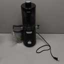 ACOQOOS Juicer Machines, 5.3" Wide Chute for Whole Fruit and Vegetable,1.8L Auto-Feed Time-Saver, Slow Masticating High Yield, Easy to Clean Cold Press Juicer with 2 Cups (Black)