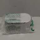 SUBEKYU 0.5 Gal Mini Countertop Trash Can with Lid for Desktop, Small Garbage Can for Office, Tiny Wastebasket, Plastic, Light Grey