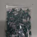 120 Pcs Christmas LED Replacement Bulb Mini Wide Angle LED Xmas Bulbs Tree Light Outdoor String Light Replacement for Christmas Garden Party Decor(Green Base with Warm White Bulb)