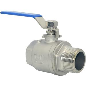 VARMHUS Full Port Ball Valve S304 Stainless Steel 304 Heavy Duty for Water, Oil, and Gas,1000WOG (1-1/4")