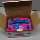 IDAODAN Electric Balloon Pump, Portable Electric Balloon Blower Machine Balloon Air Pump Dual Nozzle Rose Red 110V 600W Balloon Inflator for Party Decorations