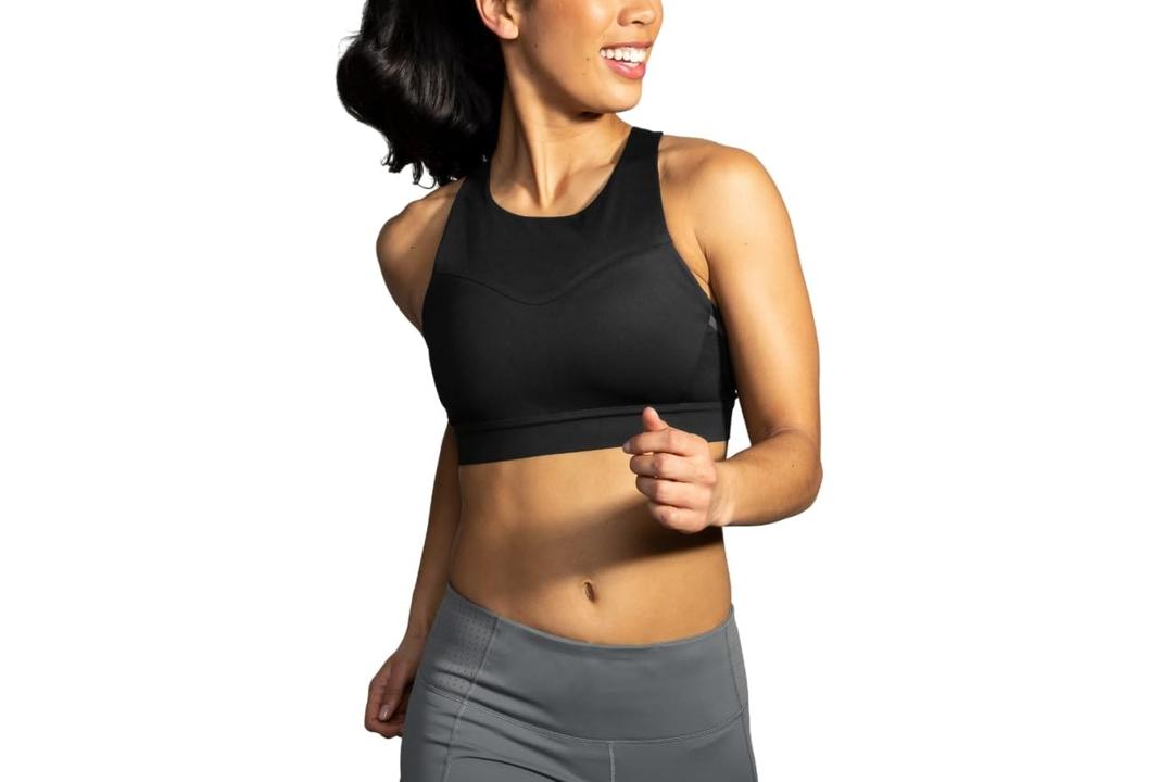 Brooks Drive Three-Pocket Run Bra Black 38DD/ E