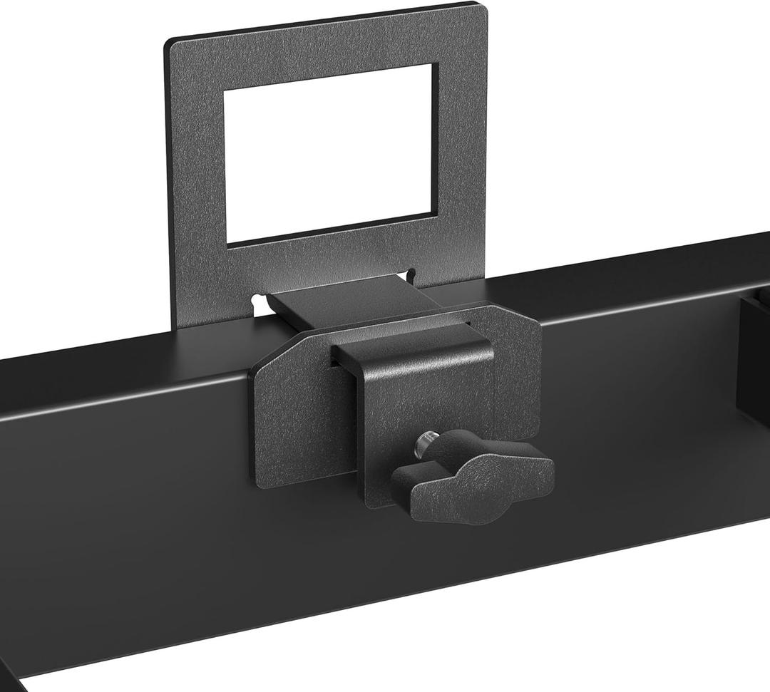 Non Slip Mattress Gaskets for Metal Bed Frame, 6 PCS Mattress Holder in Place Gripper, Keep Mattress from Sliding, Adjustable Anti-Slip Baffle, Black