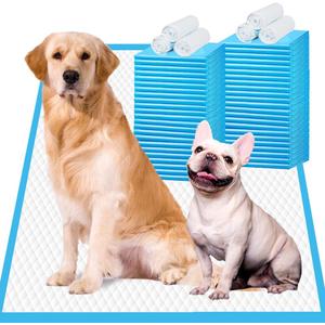 IMMCUTE Dog Pee Pads Extra Large, 30 x 36, 30 Ct, XXL Puppy Pads, Pee Pads for Dogs, Super Absorbent & Leak-Proof Pee Pads, Disposable Potty Pads for Dogs | Puppies | Doggie | Cats | Rabbits (Blue)