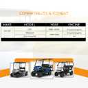 Starter Generator for EZ-GO Golf CARTS FE290 FE350 (1980-1993) GSB107-01, GSB107-01A, GSB107-04A, 420-44005, SG-800, 30083-69D, 1012316, 1018337-01, 72-25-15421, 16511-G1,420-44000 - 1 Year Support