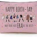 Singer Cosmetic Makeup Bag Music Album Lovers Gift Singer Concert Zipper Pouch Bag Singer Tour Merchandise, Multicoloured-1