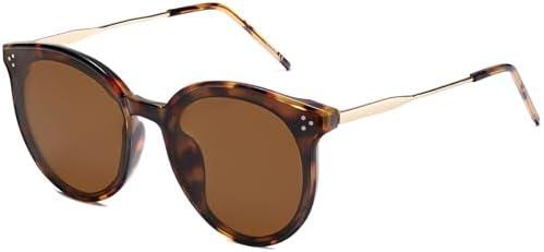 Classic Trendy Round Sunglasses Womens Mens Oversized Large Shades UV400 Vacation Sunnies SJ2068