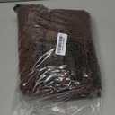 OLANLY Toilet Rugs U-Shaped 24x20, Extra Soft Absorbent Chenille Contour Bathroom Rugs for Toilet, Dry Quickly, Machine Washable, Non-Slip Bath Mat, Brown