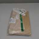 Koonfan Short White Old Man Wig with Mustache Glasses White Grandpa Balding Cap Cosplay Wigs