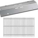 SCGG200 Grill Grate and Heat Plate for Cuisinart CGG-200 CGG-220 CGG-240
Stainless Steel Cooking Grid Grate and Grill Heat Plate Accessories, Zemibi