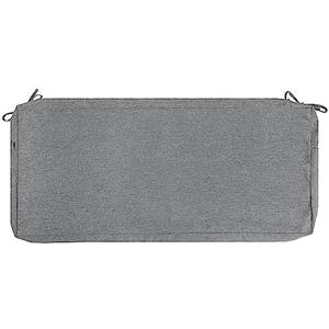 FUNHOME Outdoor Bench Cushion Covers,48" x 18" x 3", No Insert! Patio Cushion Covers Replacement for Outdoor Furniture,Water Resistant Patio Bench Loveseat Covers 1 Pack, Grey (CoversONLY)