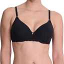 Natori Women's Bliss Perfection Seamless T-Shirt Bra (34D, Black)