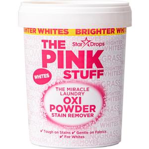 Stardrops - The Pink Stuff - The Miracle Laundry Oxi Powder Stain Remover Specifically Formulated for Whites, 1 kg (33.81 Ounce (Pack of 1))