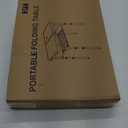 Small Folding Table 2FT Lightweight Portable Aluminum Camping Table for Picnic and Camping Mini Foldable with Adjustable Extended Height,Silver (23.6" x 15.7"(3 height))