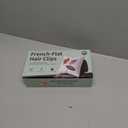 French Hair Claw Clips, 9-Pack Lay-Flat Design with Gift Box,Matte and Comfortable Hair Clips for All-Day Work, Travel,Yoga & Strong Hold for All Hair Types