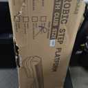 Yes4All Adjustable Workout Aerobic Exercise Step Platform Health Club Size with 4 Adjustable Risers Included and Extra Risers Options (A. Green/Black)